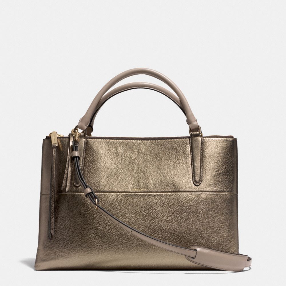 Borough bag leather handbag Coach Black in Leather - 36013707