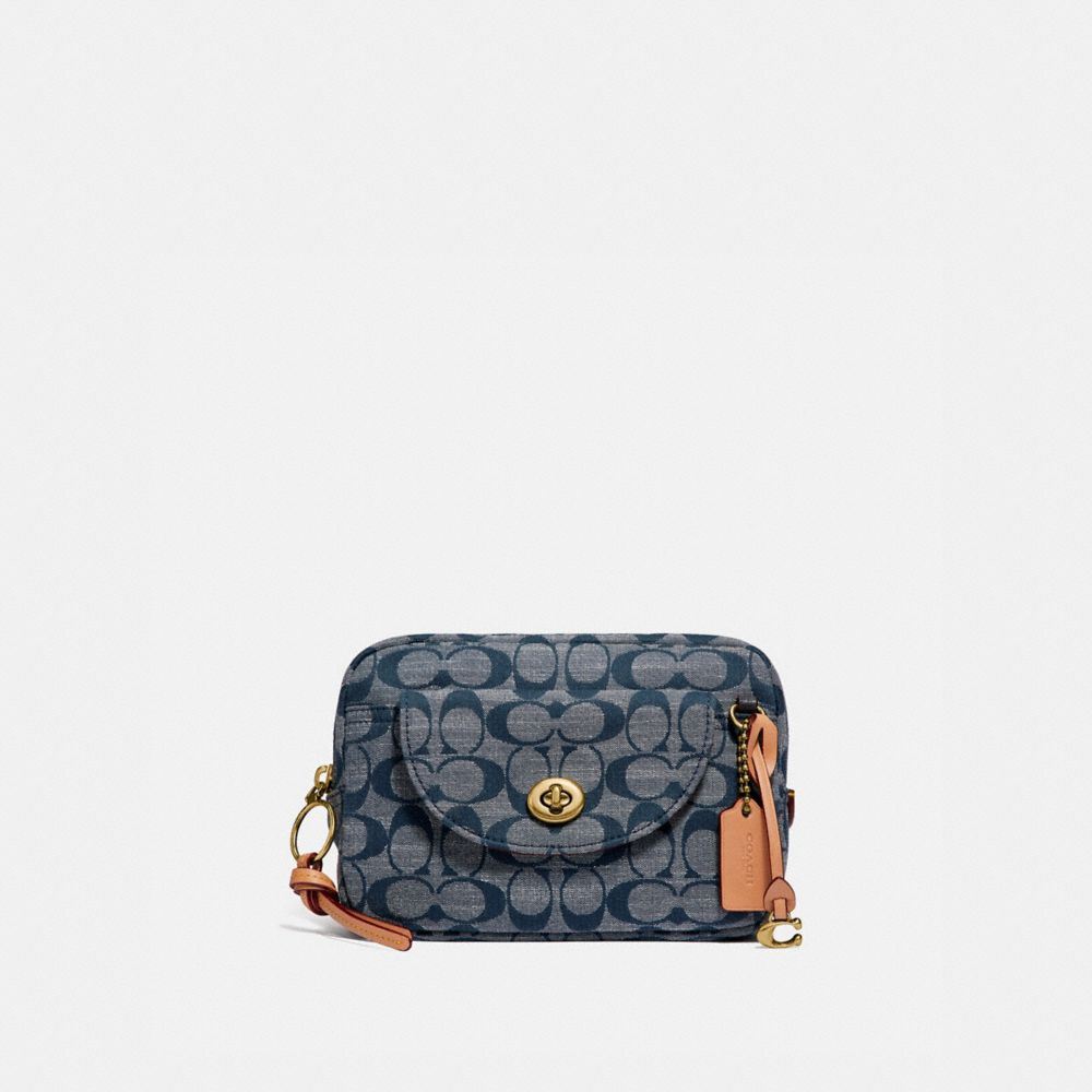 Sac Ceinture Cargo En Chambray Signature