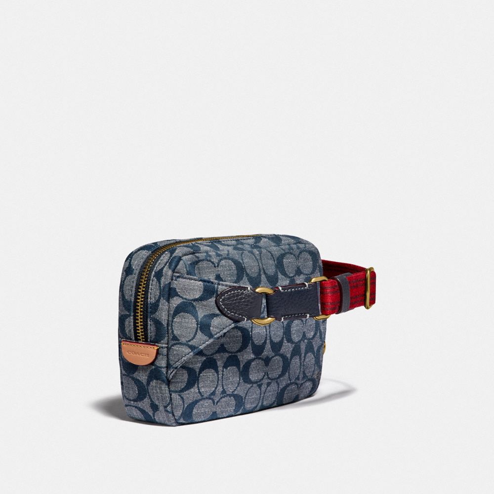 Sac Ceinture Cargo En Chambray Signature