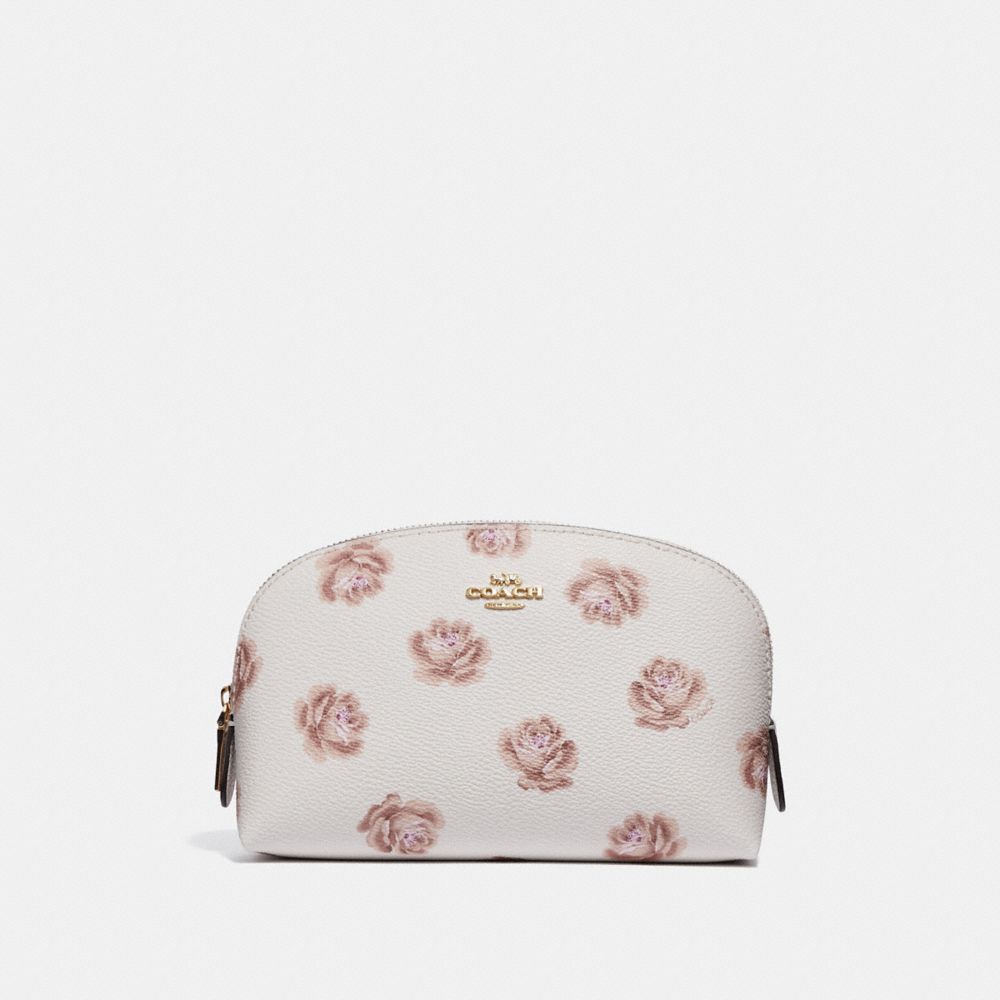 COACH COACH Cosmetic Case 17 With Rose Print