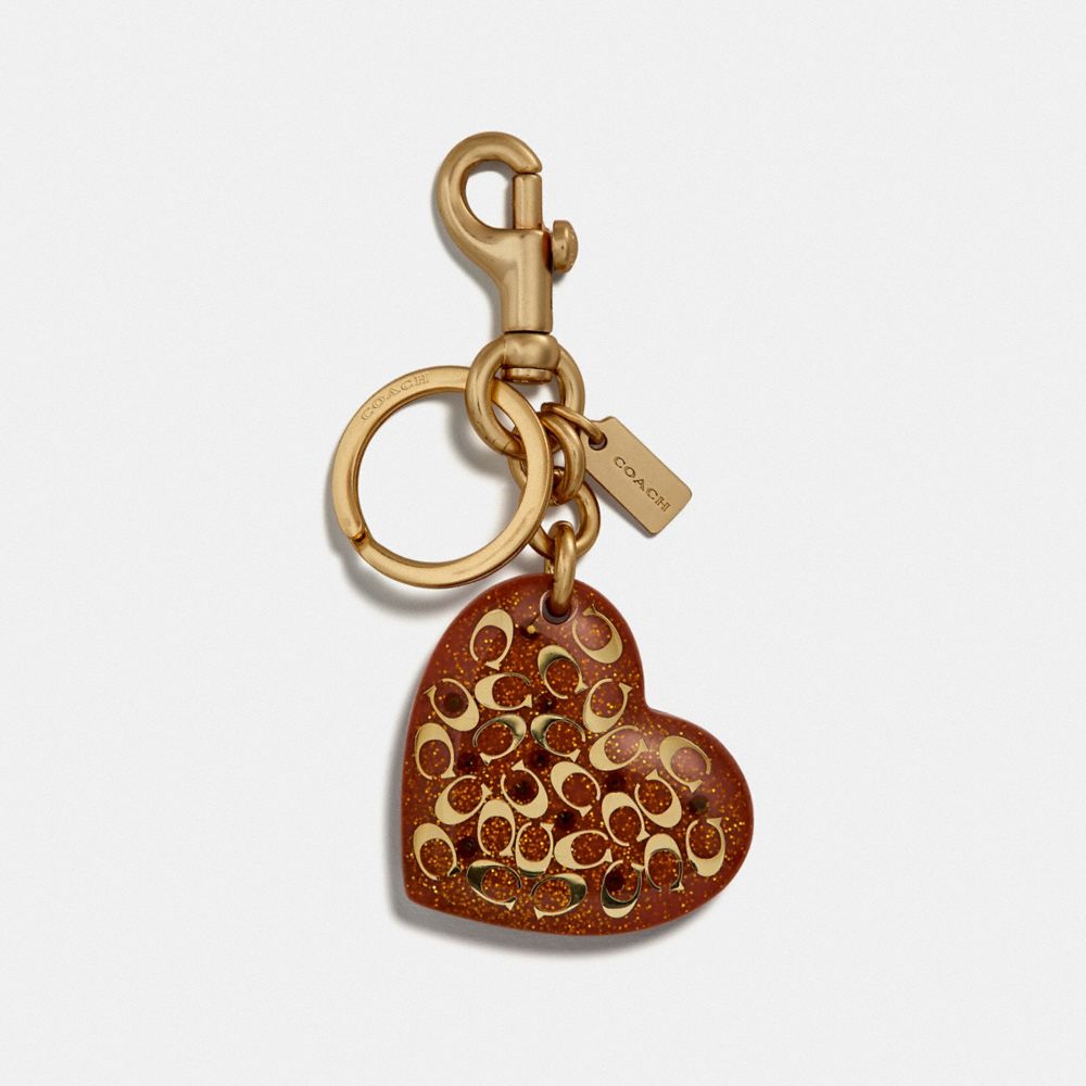 Coach signature best sale bag charm