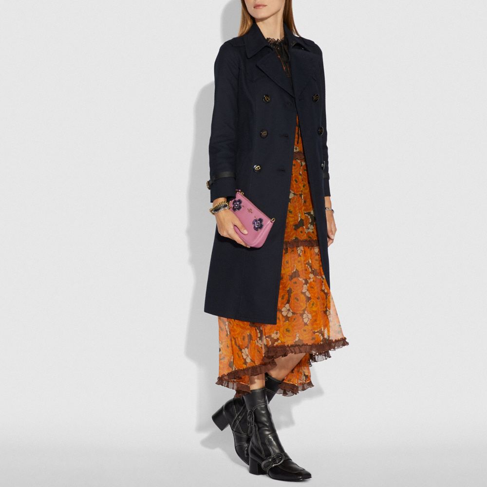 Nolita Wristlet 19 With Leather Sequin Applique