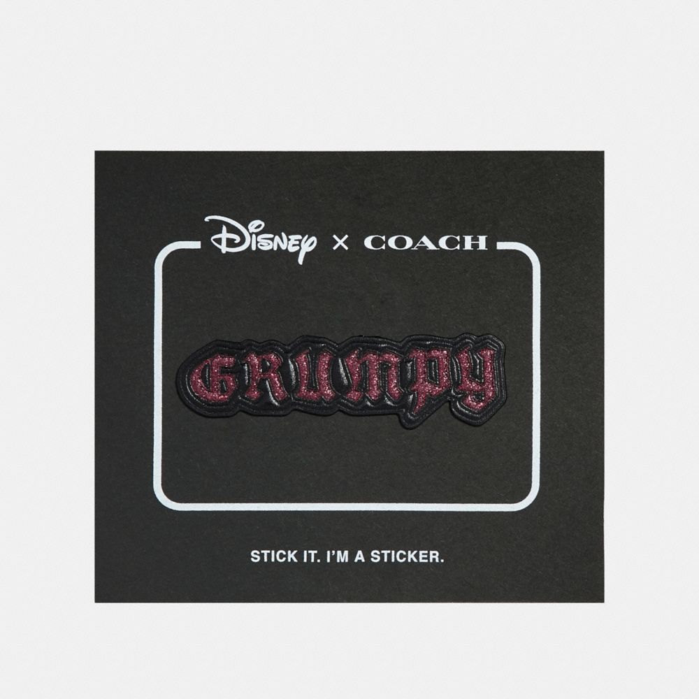 Disney X Coach Grumpy Sticker | COACH®