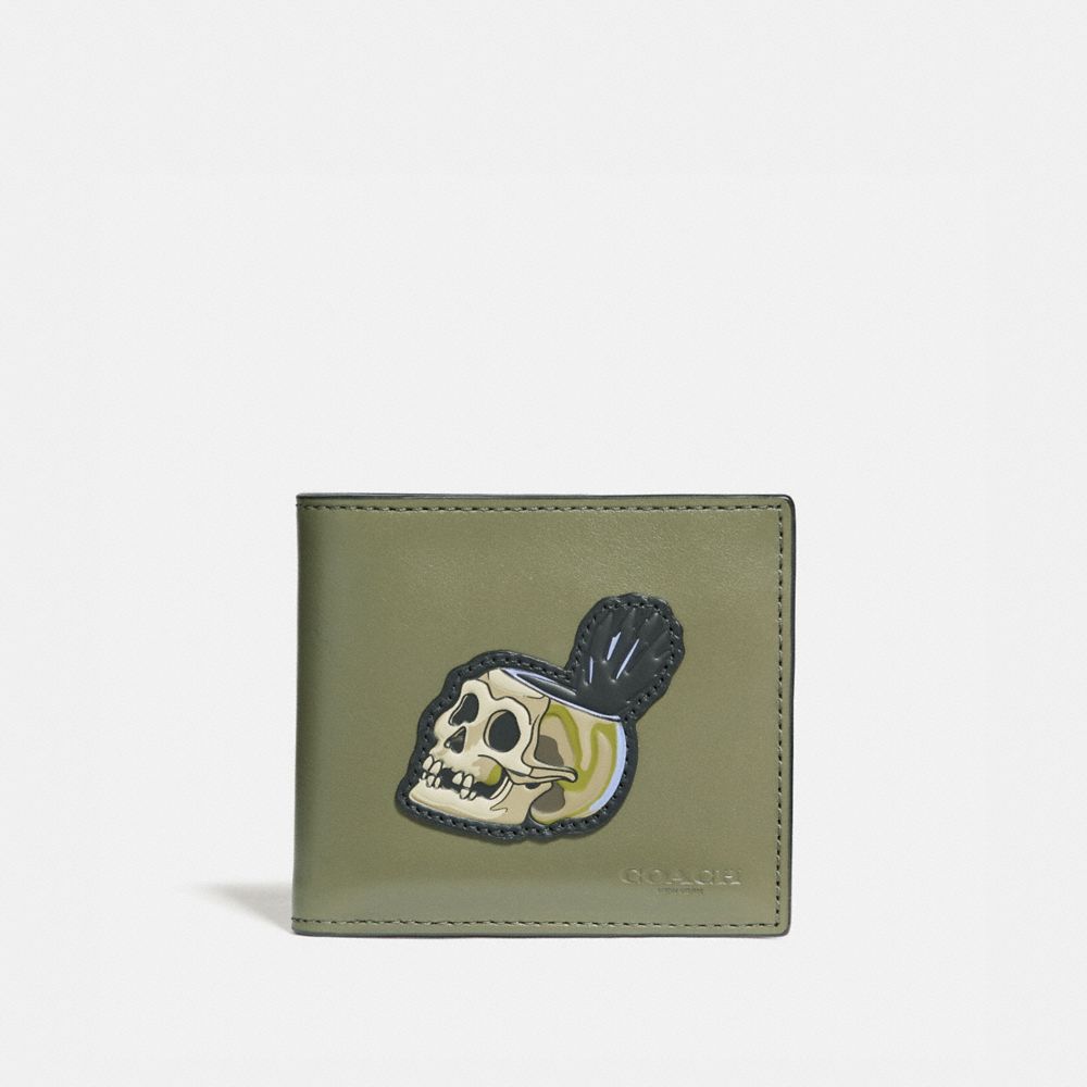 Disney X Coach Double Billfold Wallet With Skull | COACH®