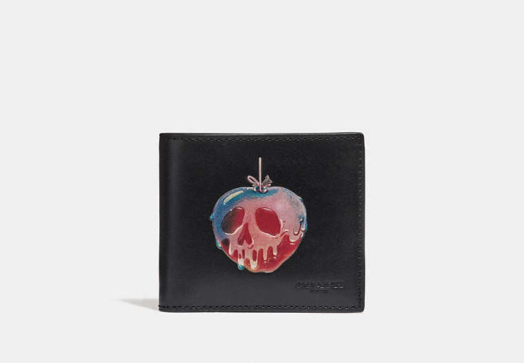 Disney X Coach Double Billfold Wallet With  Poison Apple