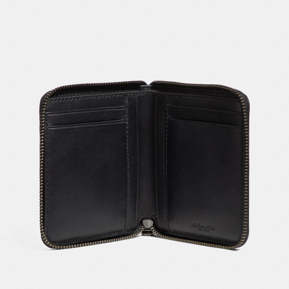 Coach mens wallet with zipper hot sale