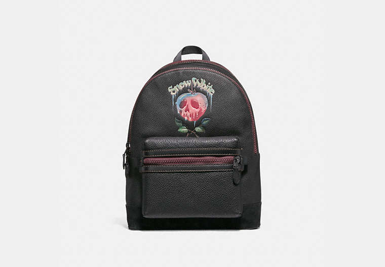 Disney X Coach Academy Backpack With Poison Apple Graphic