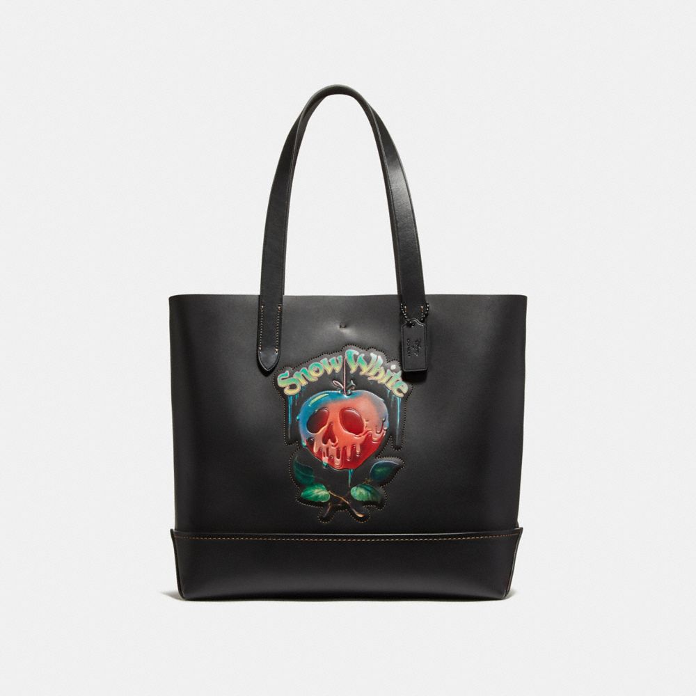 COACH®: Disney X Coach Gotham Tote With Poison Apple Graphic