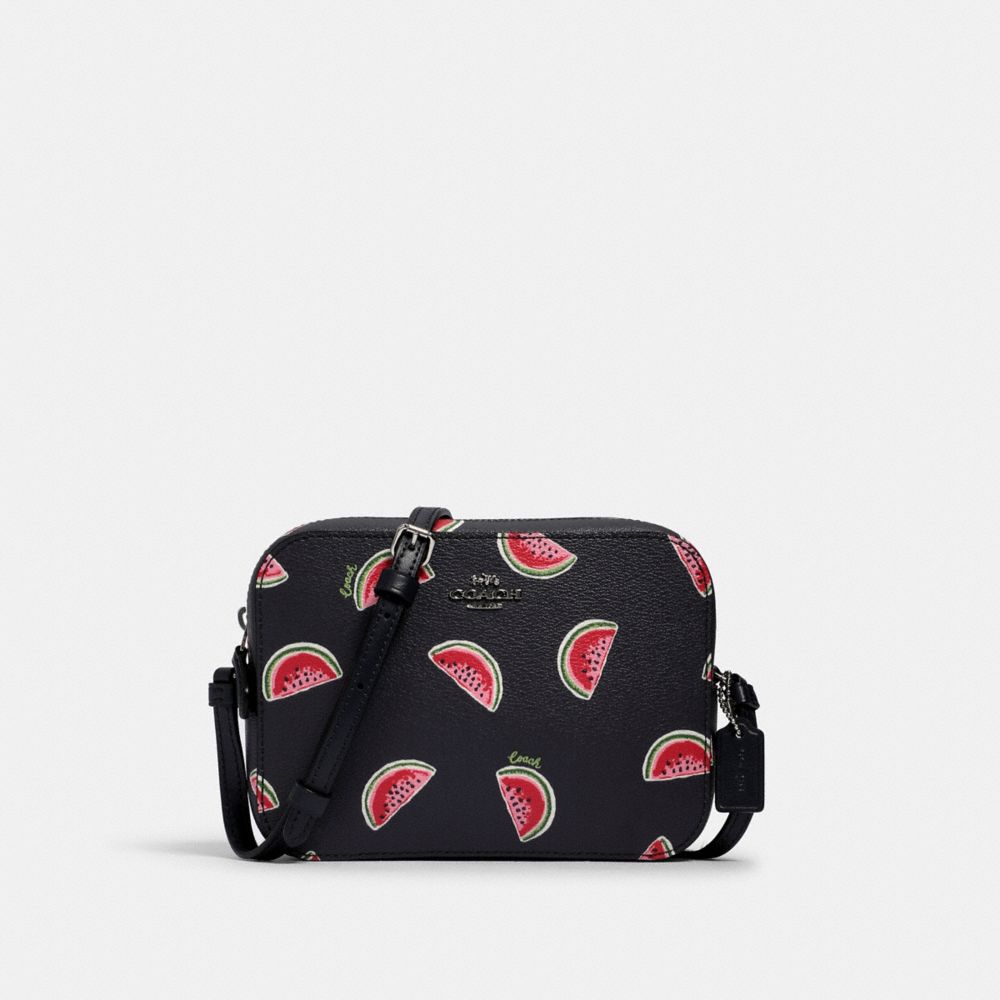 Mini Camera Bag With Watermelon Print