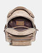COACH®,CAMPUS BACKPACK 23 IN SIGNATURE CANVAS,pvc,Medium,Light Antique Nickel/Sand Taupe,Inside View,Top View