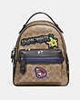 Disney X Coach Campus Backpack 23 In Signature Patchwork