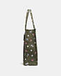 COACH®,DISNEY X COACH SPOOKY EYES TOTE,canvas,Large,Black Copper/Army Green,Angle View