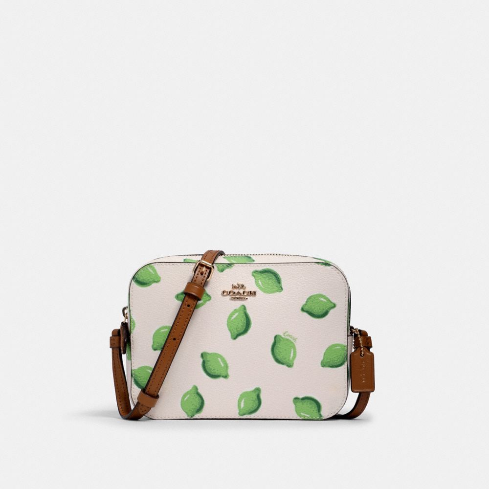 Camera bag with coach print sale