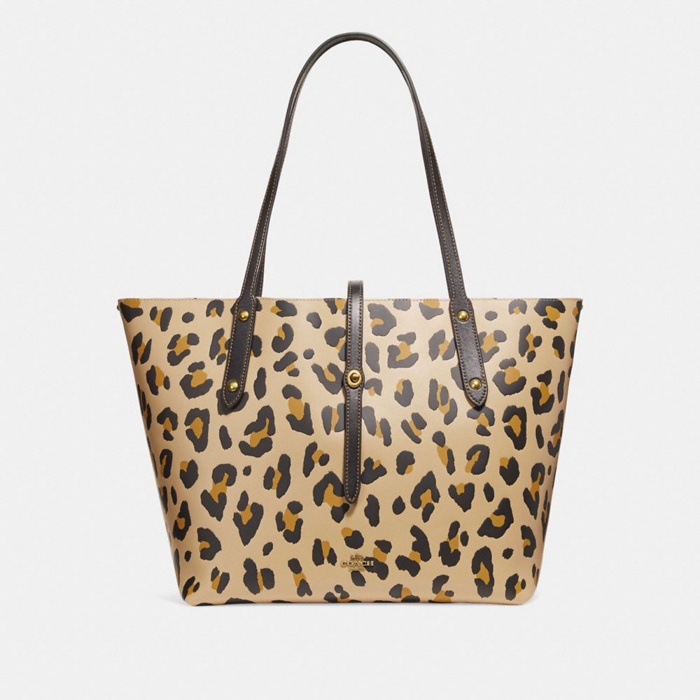 Leopard tote purse deals