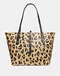 Market Tote With Leopard Print