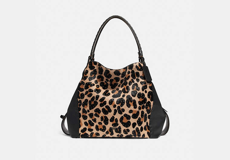 Edie Shoulder Bag 42 With Embellished Leopard Print