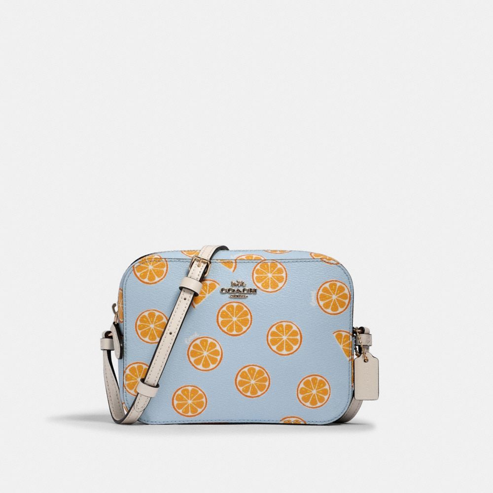 COACH Outlet Mini Camera Bag With Orange Print