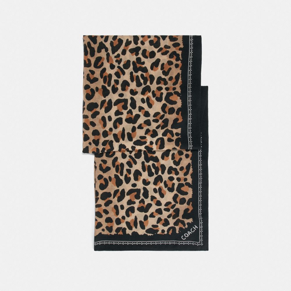 Leopard Print Scarf