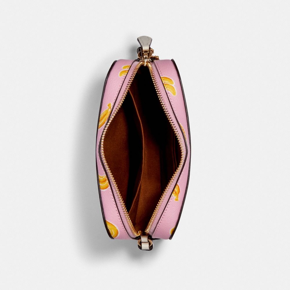 Mini Camera Bag With Banana Print