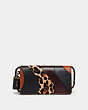 COACH®,DINKY WITH LEOPARD PATCHWORK,Leather,Mini,Pewter/Leopard Multi,Front View