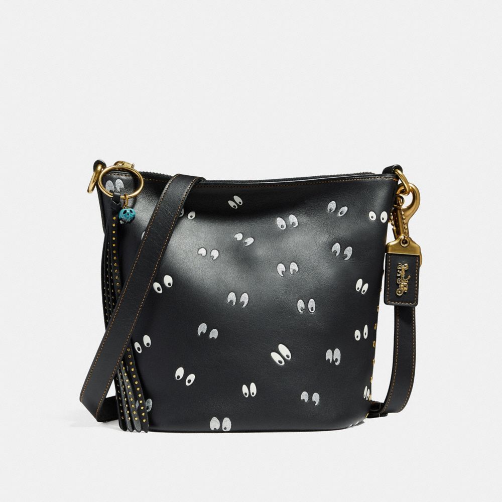 Coach disney 2024 spooky eyes duffle