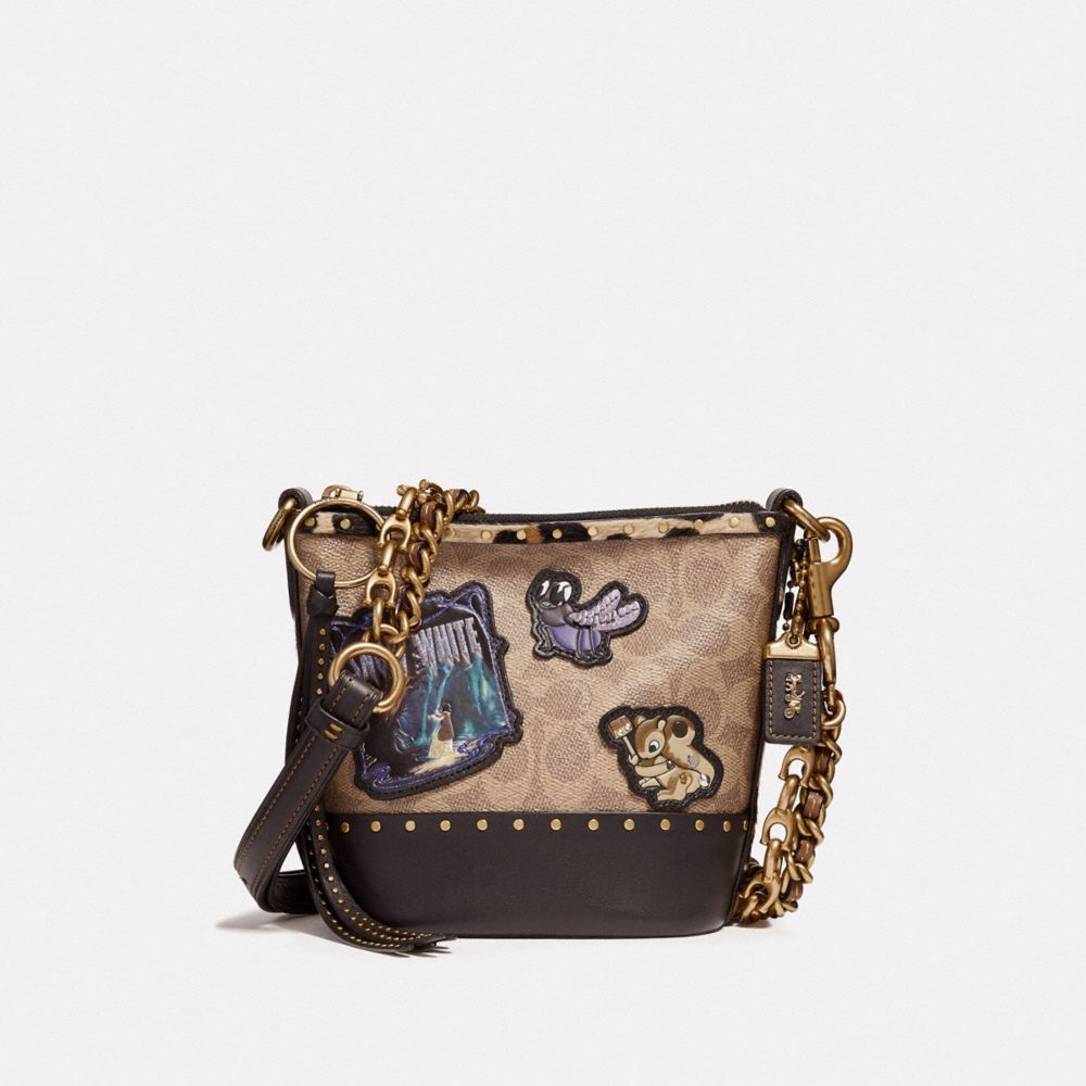 Disney X Coach Duffle 12 En Patchwork Signature