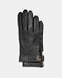 Deerskin Leather Tab Zipper Gloves