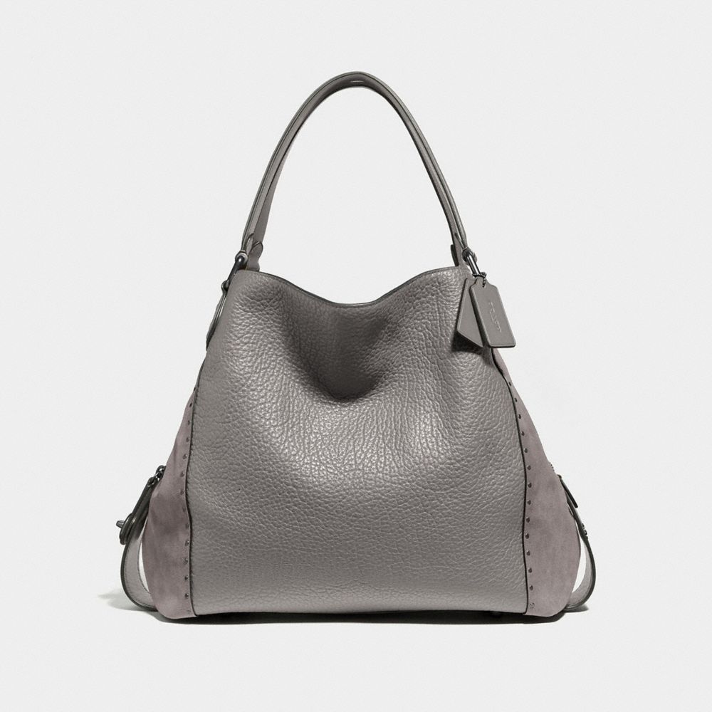 COACH Edie Shoulder Bag 42 With Rivets