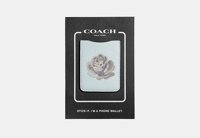Phone Pocket Sticker With Rose Floral Print
