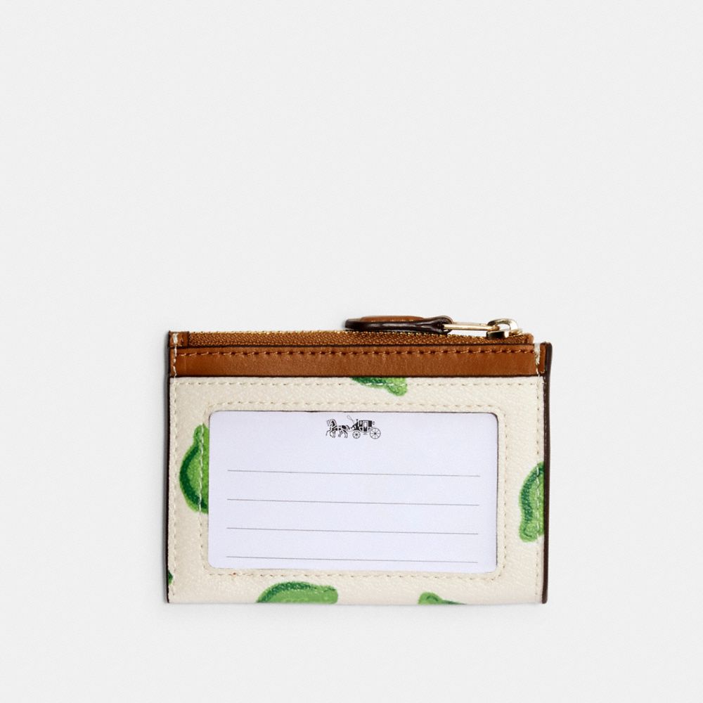 Mini Skinny Id Case With Lime Print