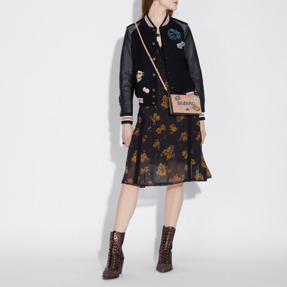Disney X Coach Bashful Foldover Crossbody Clutch