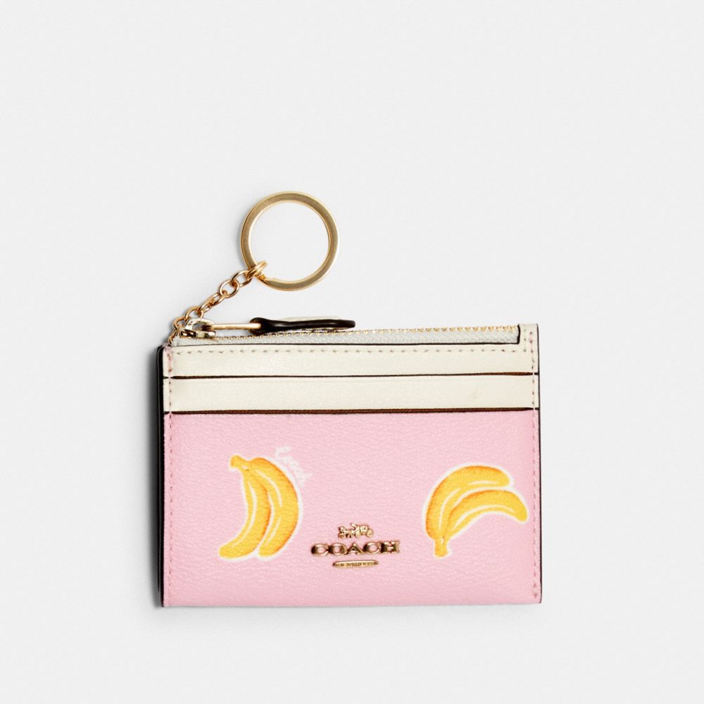 COACH Outlet Mini Skinny Id Case With Banana Print