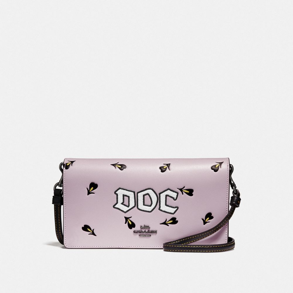 Disney X Coach Doc Foldover Crossbody Clutch