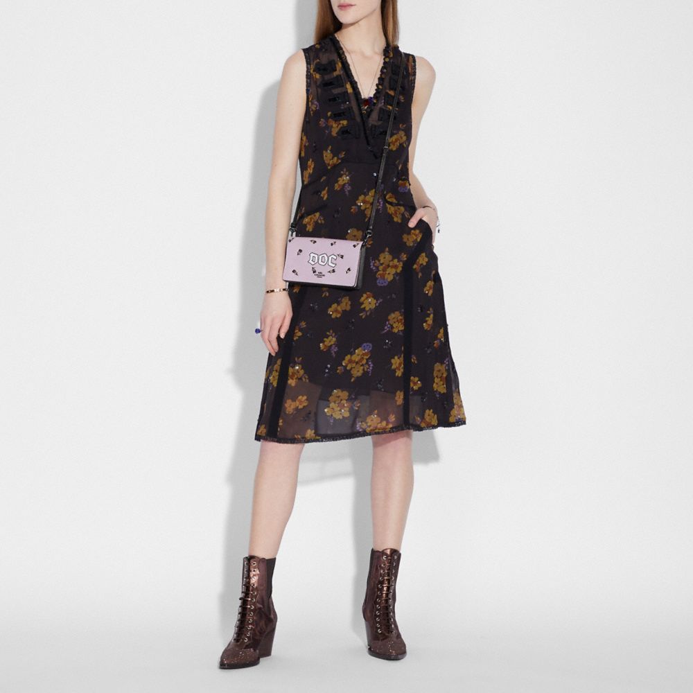 Disney X Coach Doc Foldover Crossbody Clutch
