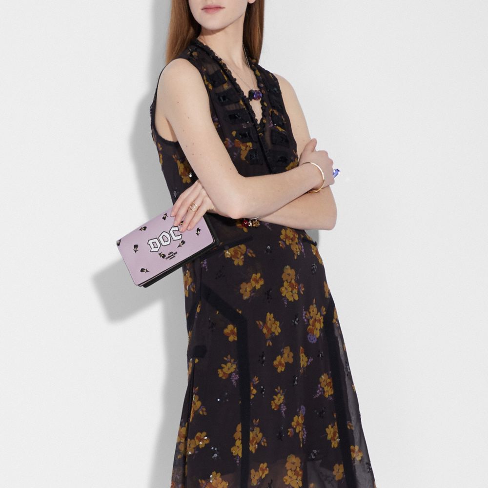 Disney X Coach Doc Foldover Crossbody Clutch
