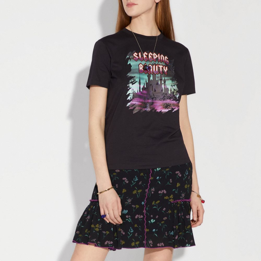 Disney X Coach Sleeping Beauty Band T Shirt | COACH®