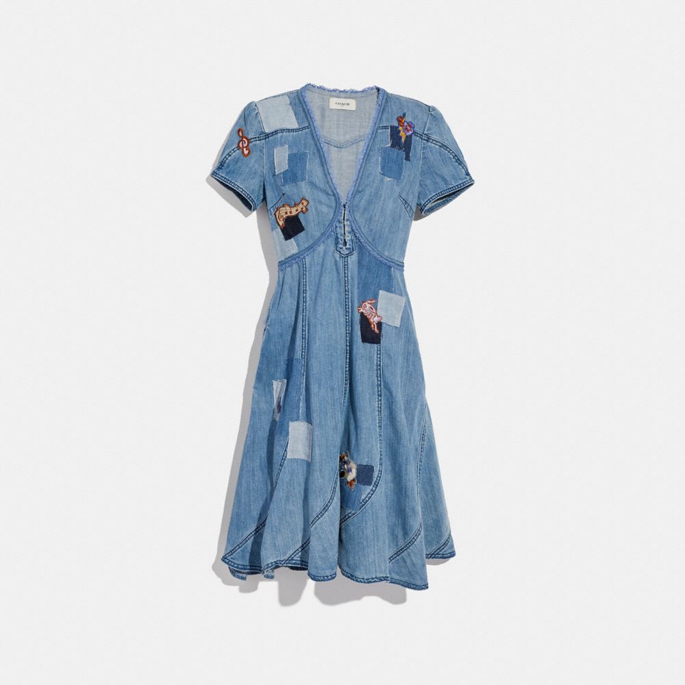 Coach denim discount dress