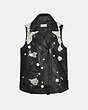 Lace Embroidered Leather Vest