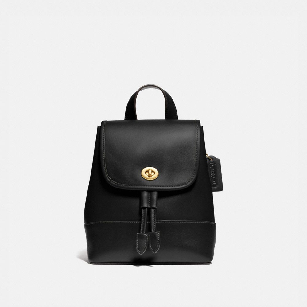 COACH®,Turnlock Backpack,,Front View