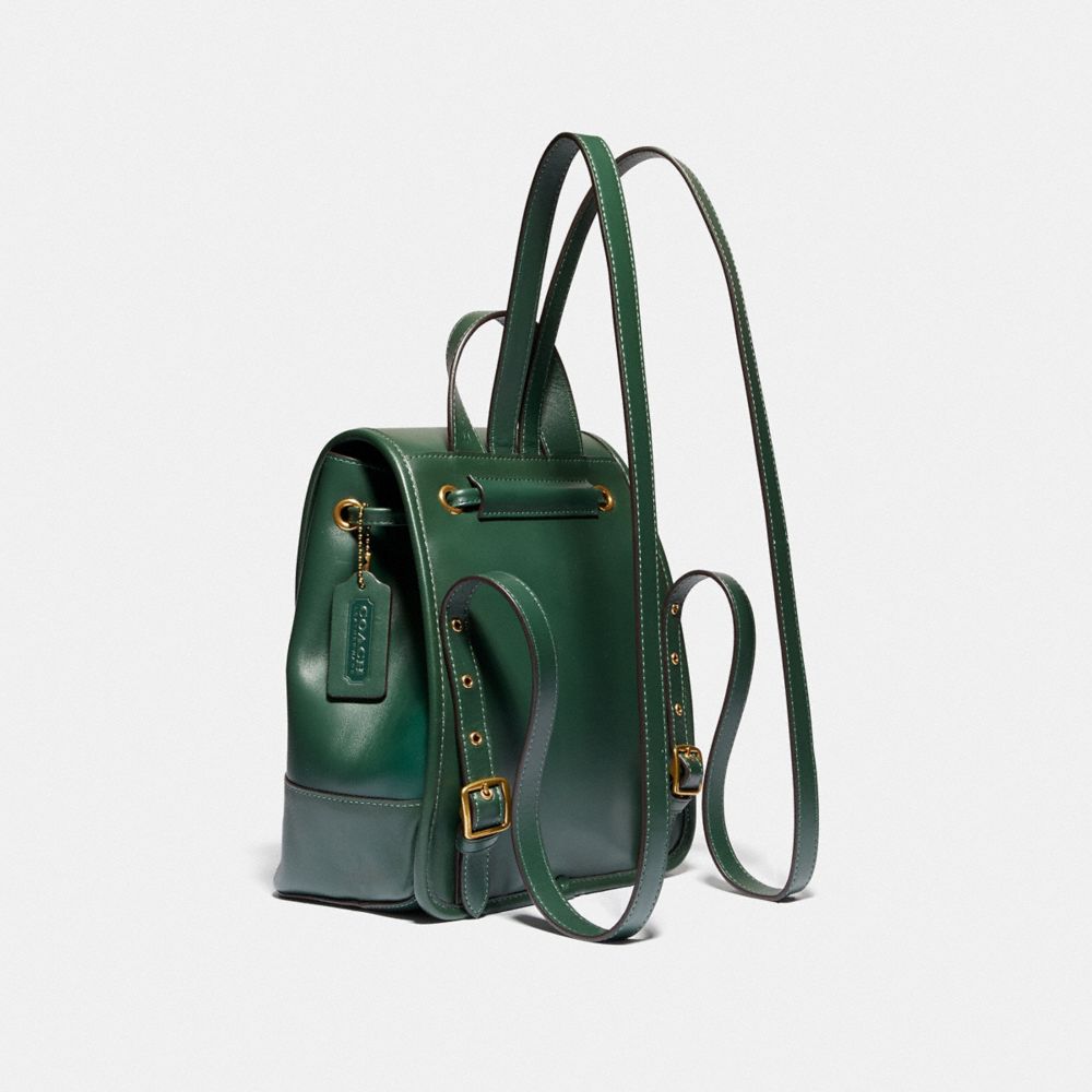 COACH®,Turnlock Backpack,,Angle View