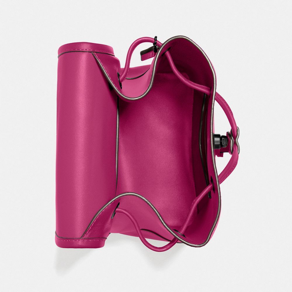 COACH®,Turnlock Backpack,,Inside View,Top View