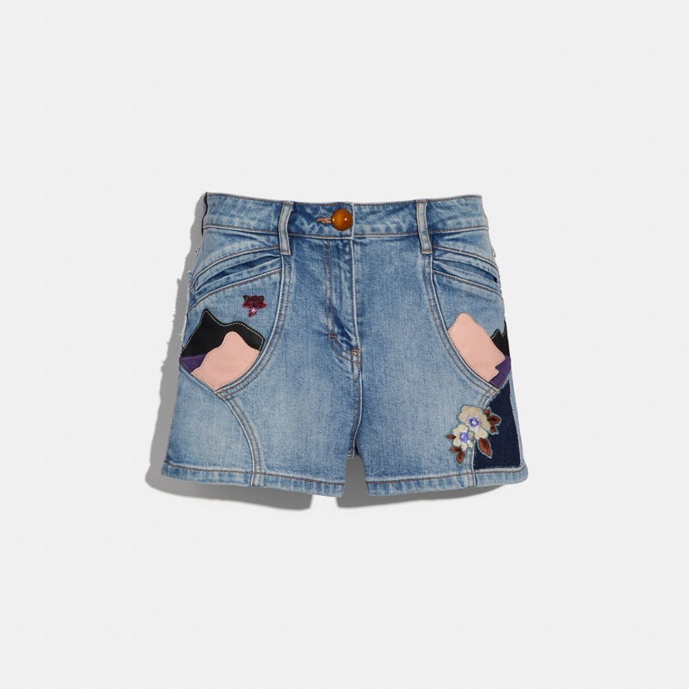 Embellished Denim Short