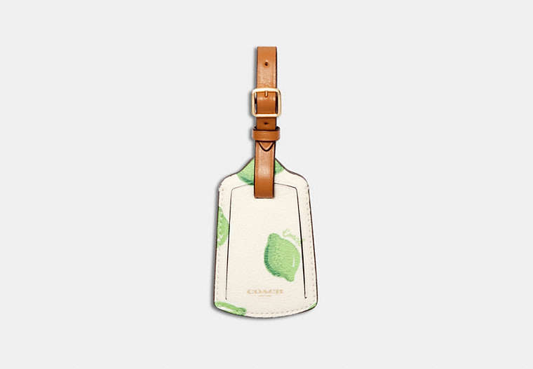 Luggage Tag With Lime Print