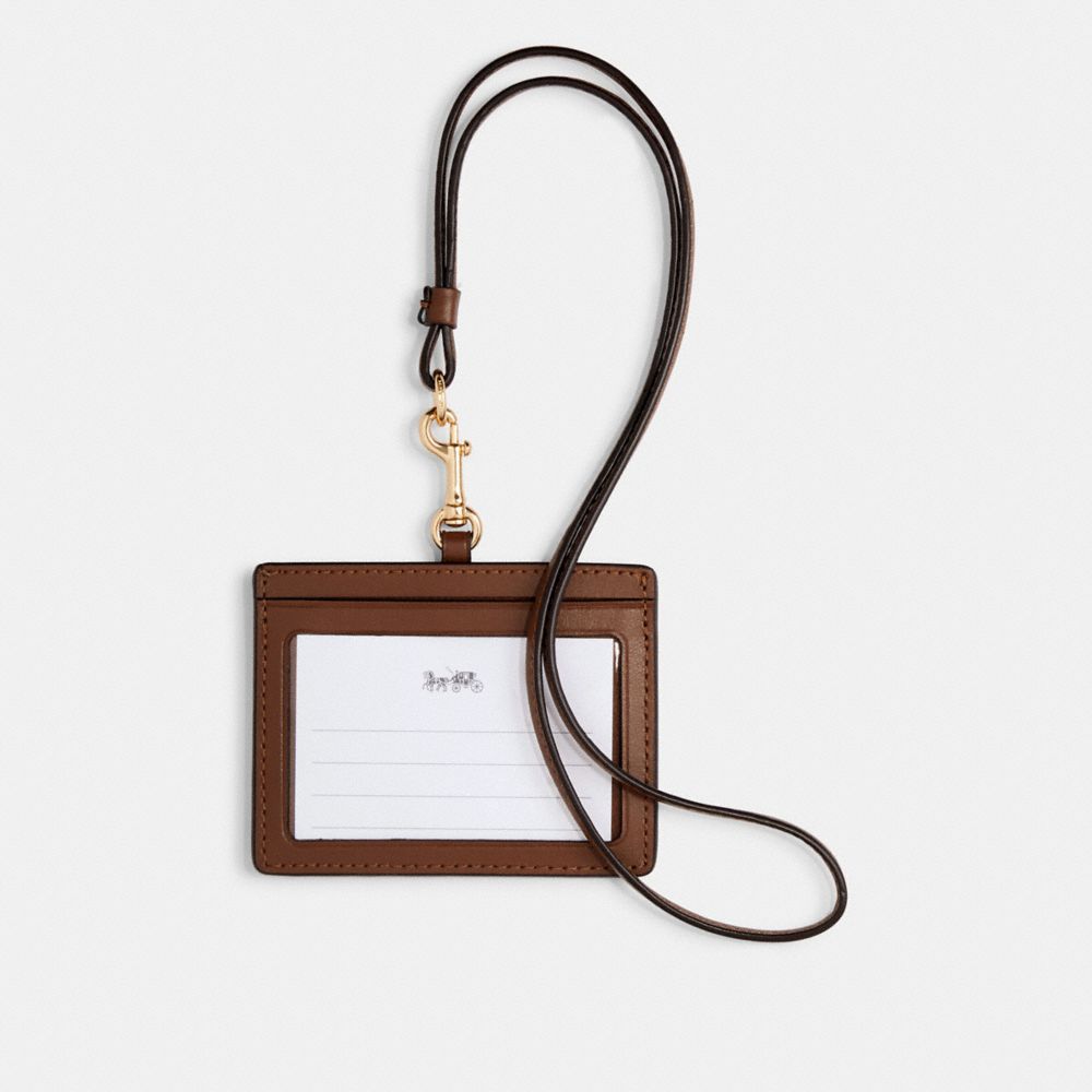 Cordon porte-clés pour pièce d’identité en toile signature arc-en-ciel