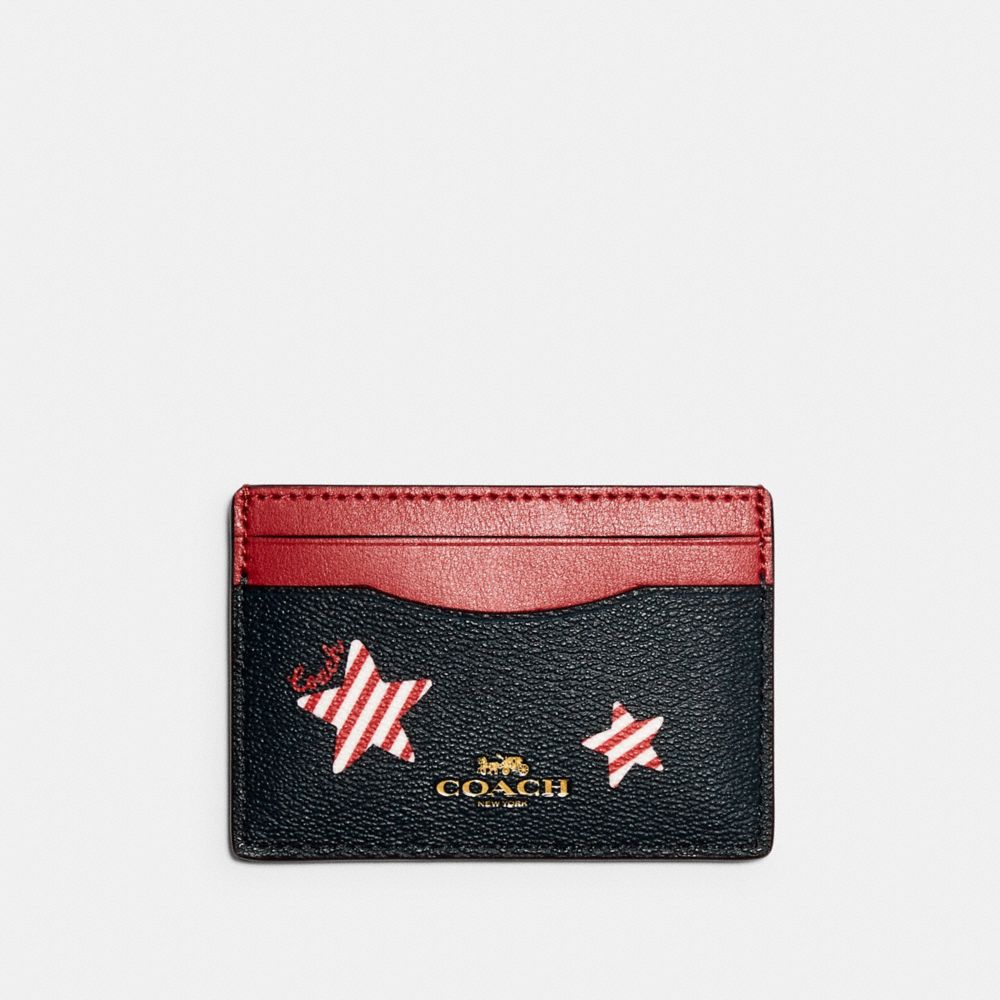 Card Case With Americana Star Print