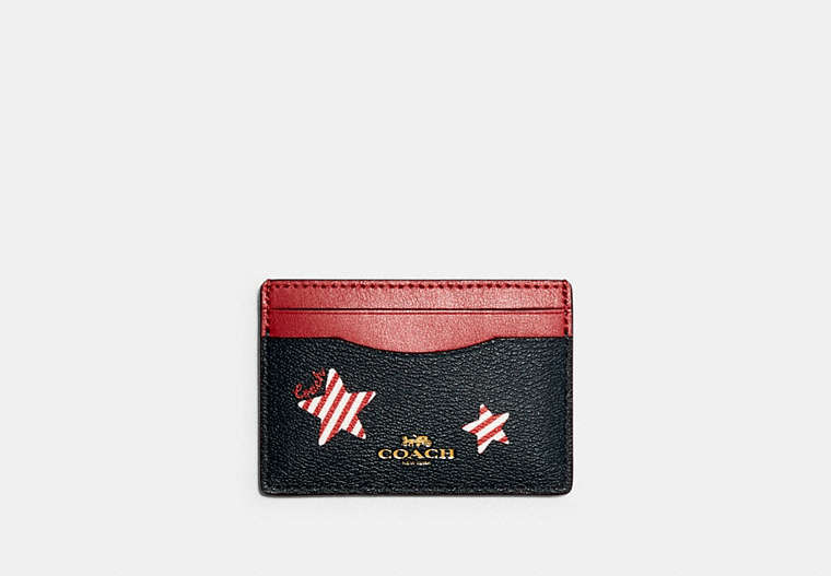 Card Case With Americana Star Print