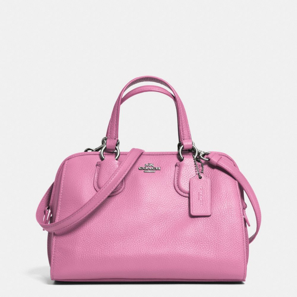 Coach Mini Nolita Pebbled Leather Satchel