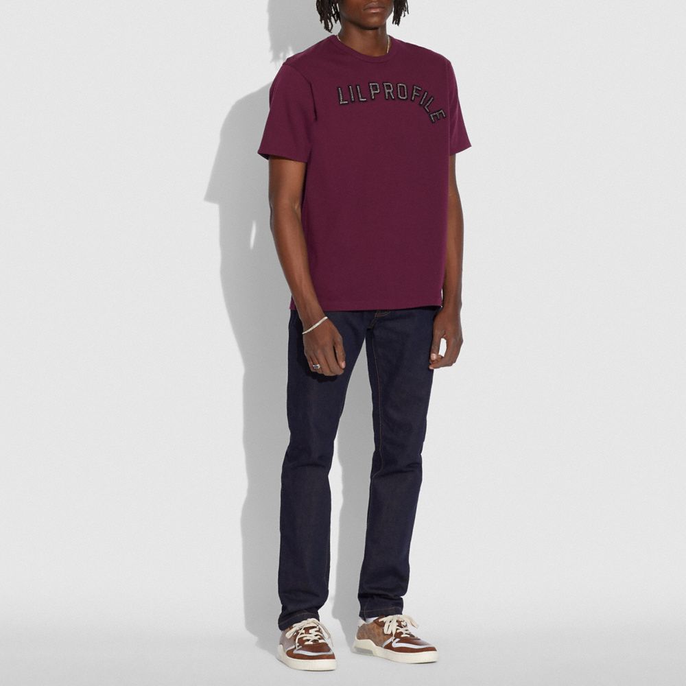 COACH®,Coach X Champion Men's Embellished T-Shirt,,Scale View