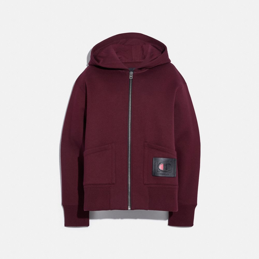 COACH® | Coach X Champion Super Fleece Zip Hoodie