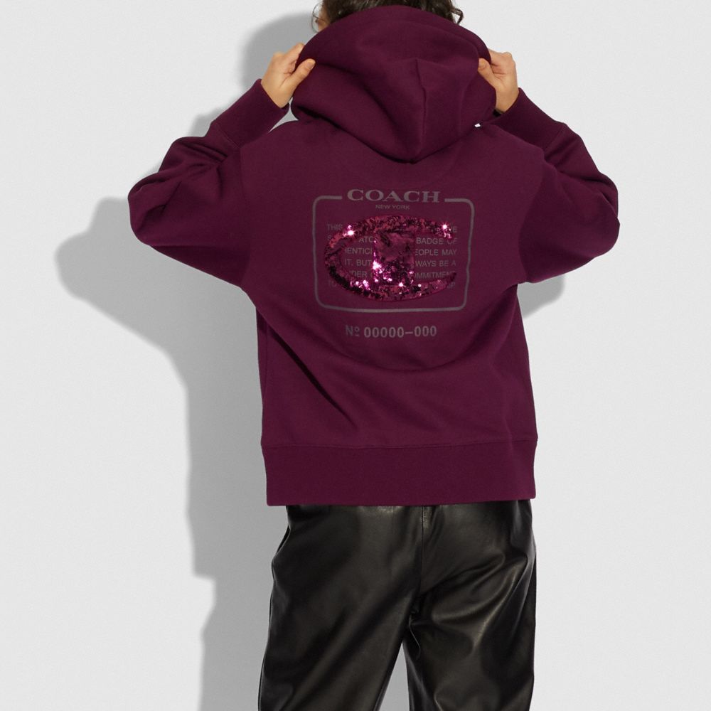 Coach X Champion Super Fleece Zip Hoodie